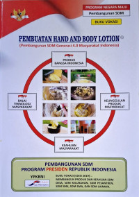 Image of Buku Vokasi: Pembuatan Hand and Body Lotion