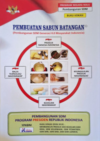 Image of Buku Vokasi: Pembuatan Sabun Batangan